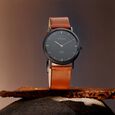 Titan Quartz Analog Black Dial Leather Strap Watch for Men - image number 6
