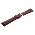 22 mm Burgundy Genuine Leather Straps for Men - image number 3