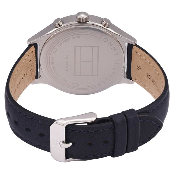 Tommy Hilfiger Quartz Multifunction Blue Dial Leather Strap Watch for Women - image number 4