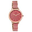Poze By Sonata Quartz Analog Pink Dial Two Toned Metal Strap Watch For Women - image number 2