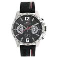 Tommy Hilfiger Quartz Multifunction Black Dial Silicone Strap Watch for Men - image number 0