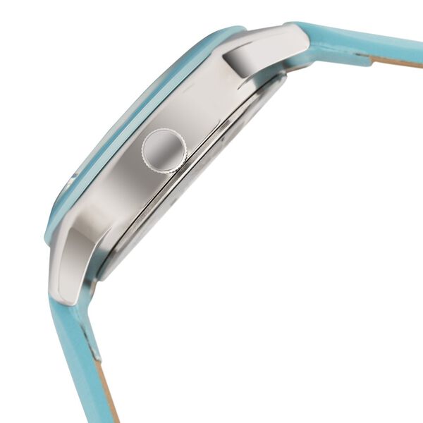 Fastrack Quartz Analog with Day and Date Blue Dial Leather Strap Watch for Girls - image number 3