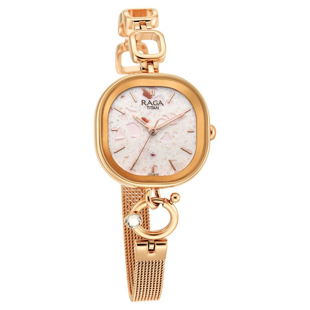 Buy Online Titan Raga Viva Silver Dial Women Watch With Metal Strap -  nr2643bm01 | Titan