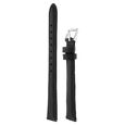 14 mm Black Genuine Leather Strap for Women - image number 2
