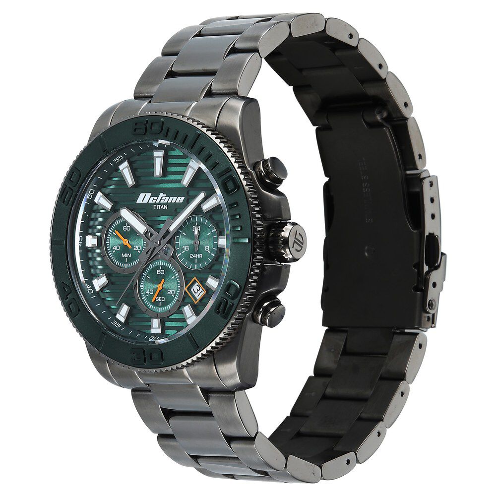 Buy Online Octane Fashion Accendo Chronograph with Knurled Bezel