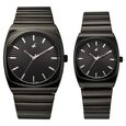 Fastrack Mixmatched Quartz Analog Multicoloured Dial Two Toned Stainless Steel Strap Watch For Couple - image number 0