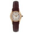 Xylys Swiss Analog Black Leather Strap and Black Dial Watch For Women