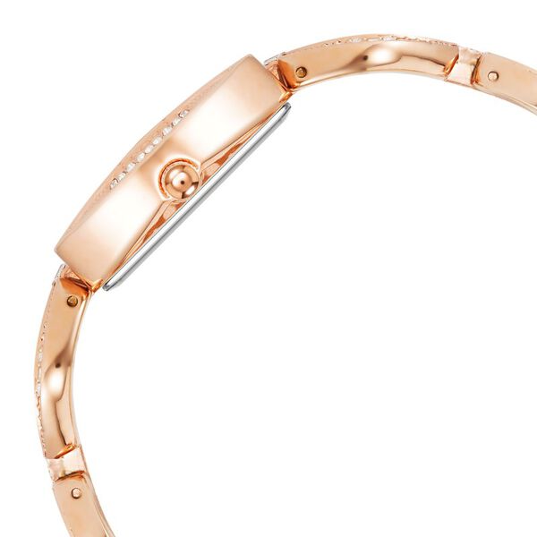 Anne Klein Quartz Analog Mother of Pearl Dial Rose Gold Metal Strap Cushion Shaped Watch For Women - image number 1