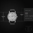 Titan Quartz Analog Silver Dial Leather Strap Watch for Men - image number 2