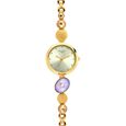 Titan Raga Moments Of Joy Quartz Analog Mother of Pearl Dial Golden Metal Strap Watch For Women - image number 1