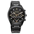 Sonata Multifunction Black Dial Black Metal Strap Watch For Men - image number 1