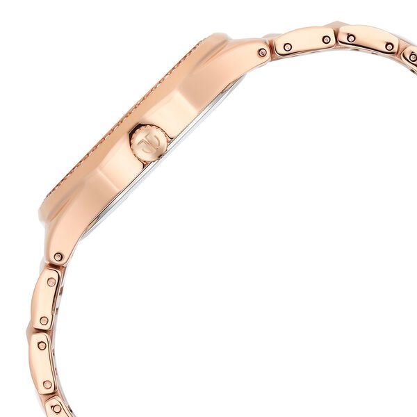 Titan Purple Glitz Rose Gold Dial Analog Stainless Steel Strap Watch for Women - image number 3