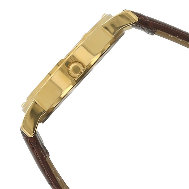 Titan Quartz Analog Beige Dial Leather Strap Watch for Men - image number 2