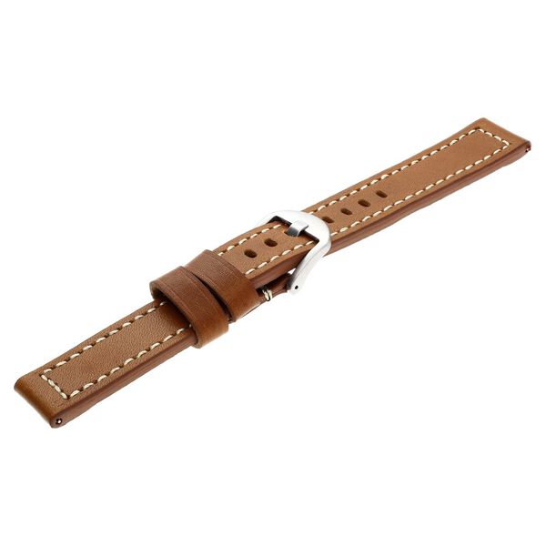 20 mm Brown Genuine Leather Straps for Men - image number 3