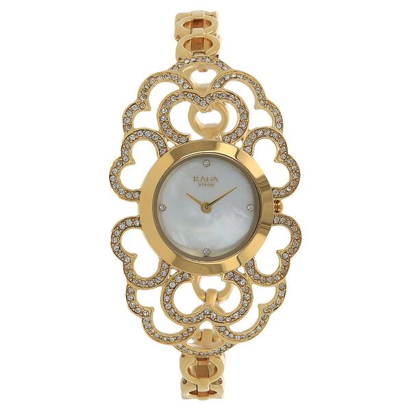 Titan Raga Moonlight Mother of Pearl Dial Women Watch With Metal Strap - image number 0