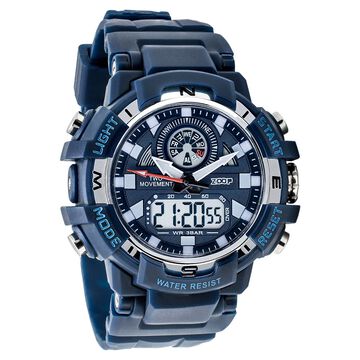Zoop Bolt Ana Digi Watch with Blue and Grey Multi Color Case and Blue Color Strap for Boys Kids, from House of Titan