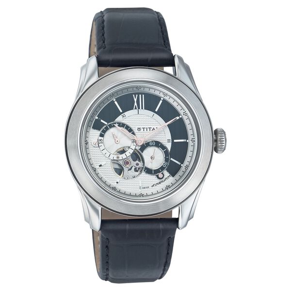 Titan Quartz Multifunction Silver Dial Watch for Men - image number 0