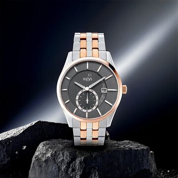 Xylys Offsets Swiss Analog Stainless Steel Grey Dial Watch for Men