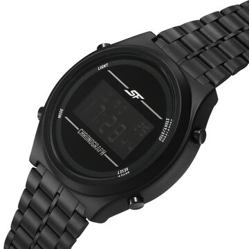SF CirQle Digital Dial Stainless Steel Strap Watch For Men