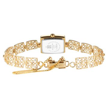 Titan Nebula Jewels 18k Gold Analog with Diamonds Watch for Women