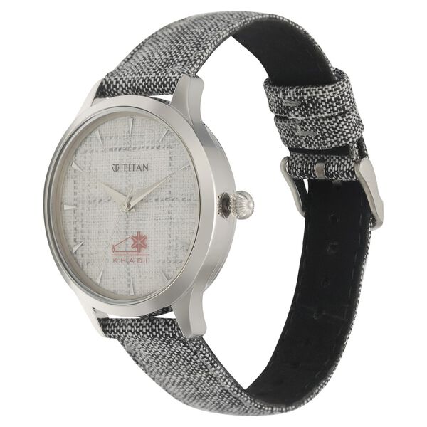 Titan Quartz Analog Grey Dial Fabric Strap Watch for Women - image number 2