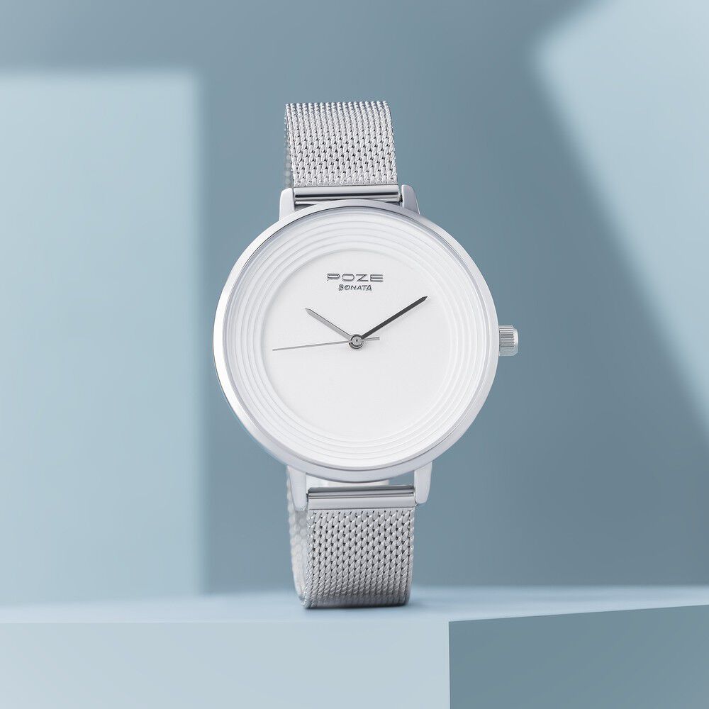 Sonata silver watches for ladies online