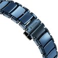 Titan Edge Melange Slim Steel & Ceramic Strap Blue Dial Analog Watch For Men - image number 4