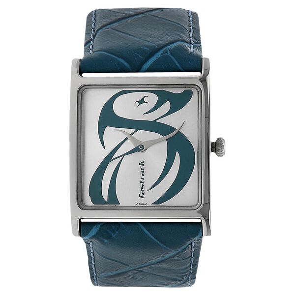 Fastrack Quartz Analog Silver Dial Leather Strap Watch for Girls - image number 0
