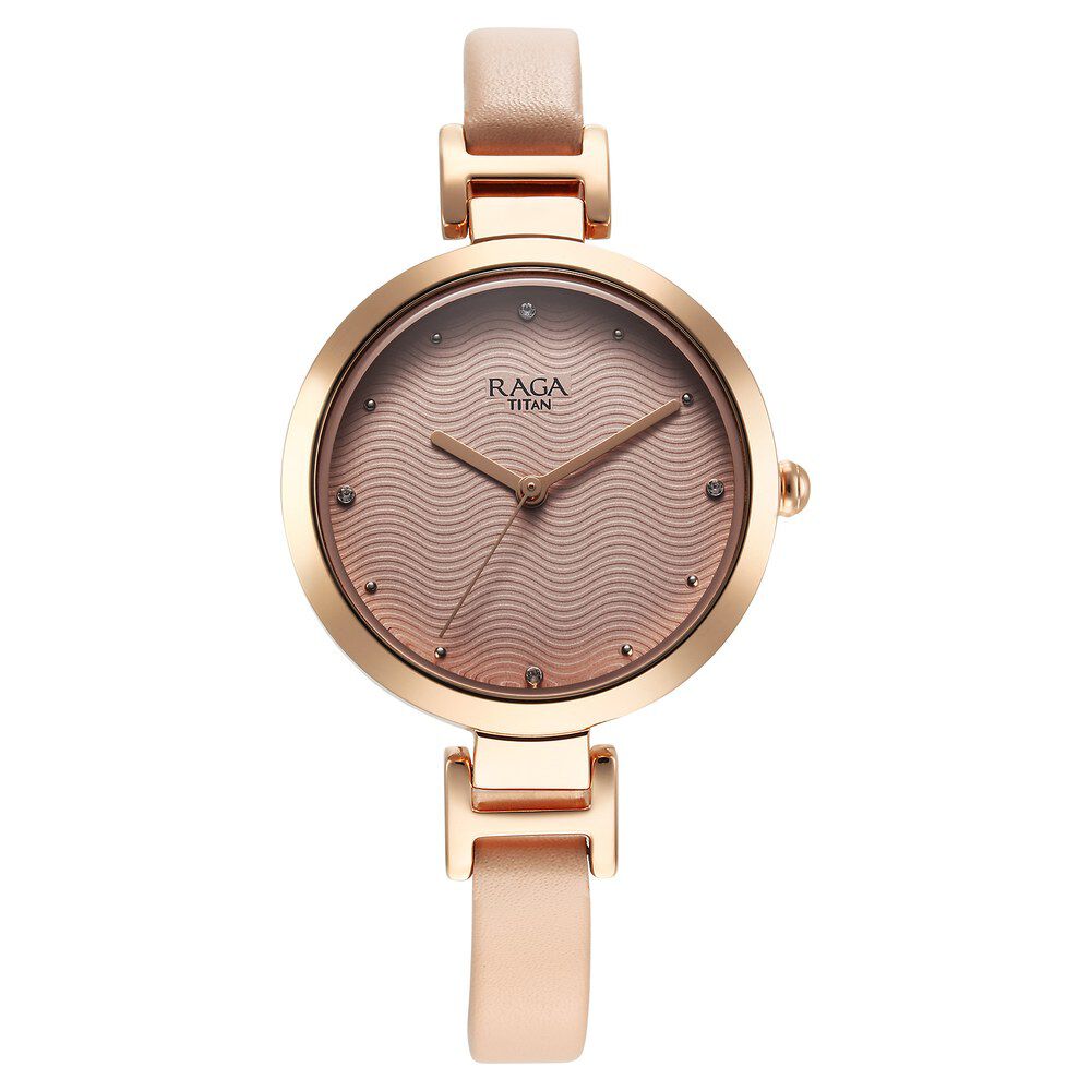 Titan raga pink dial on sale