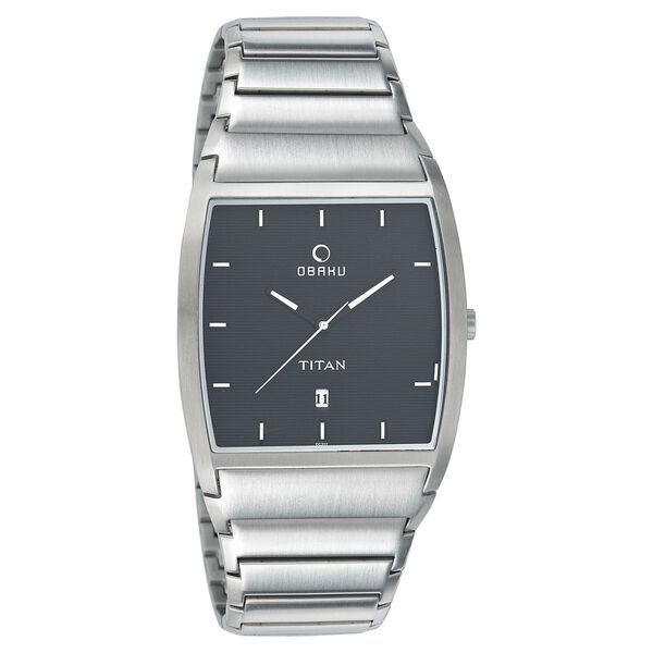 Titan Quartz Analog with Date Black Dial Watch for Men - image number 0