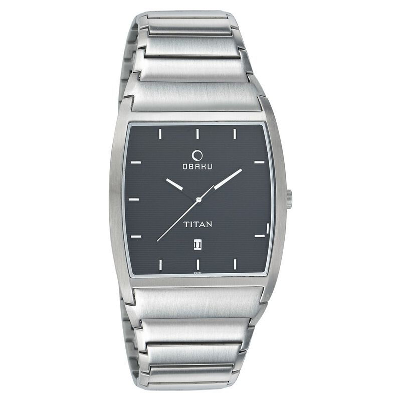 Titan Quartz Analog with Date Black Dial Watch for Men