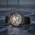 Titan Automatic Anthracite Dial Leather Strap Watch for Men