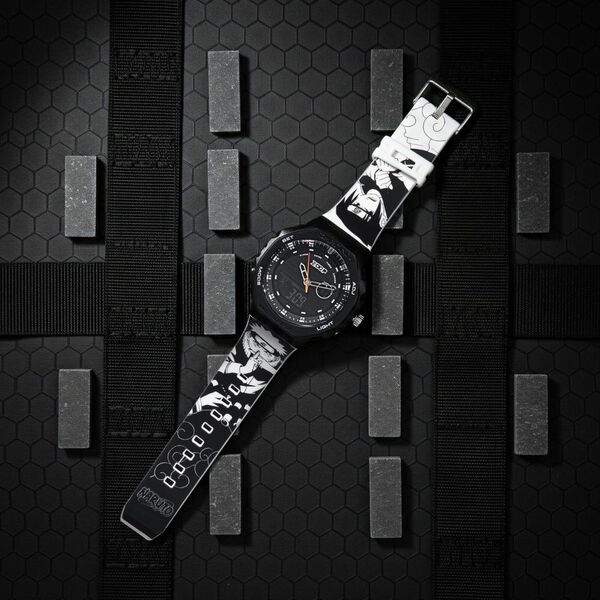 Zoop Naruto Ana-Digi Watch with Black Case and Black and White Multi Color Strap for Kids and Anime lovers, By Titan - image number 3