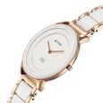 Titan Edge Melange Quartz Analog White Dial Pink Steel & Ceramic Strap Watch For Women - image number 3