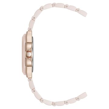 Anne Klein Quartz Analog Mother Of Pearl Dial Ceramic Strap Watch For Women
