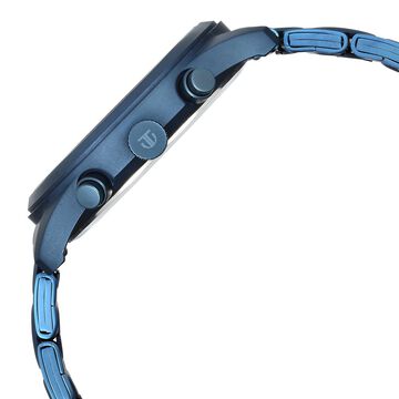 Titan Neo Splash Multifunction Blue Dial Blue Stainless Steel Strap Watch For Men