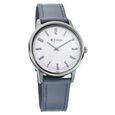 Titan Athleisure Grey Dial Analog Leather Strap Watch for Men
