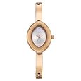 Vyb Luna By Fastrack Quartz Analog White Dial Rose Gold Metal Strap Watch For Girls