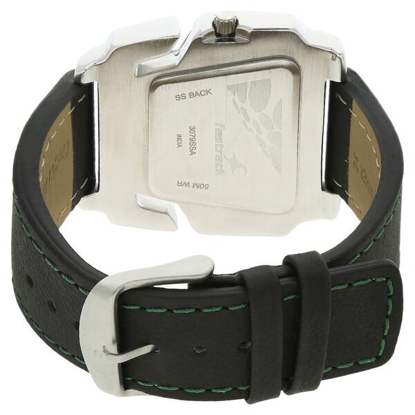 Fastrack Quartz Analog Grey Dial Leather Strap Watch for Guys - image number 3