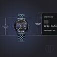 Titan Weekender 60 Hours Power Reserve Concealed Automatic Analog Blue Dial Blue Stainless Steel Strap Watch for Men - image number 3