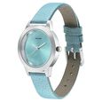 Sonata Floral Folkart Blue Dial Women Watch With Leather Strap - image number 1