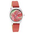 Fastrack Stunners Quartz Analog Multicoloured Dial Leather Strap Watch for Girls - image number 0