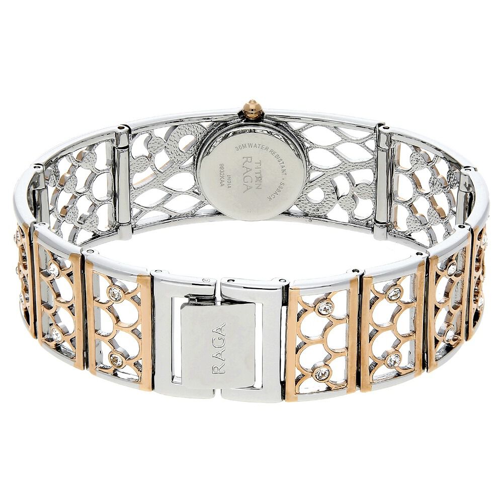 Buy Online Titan Raga White Dial Women Watch With Metal Strap ne9932km01j Titan