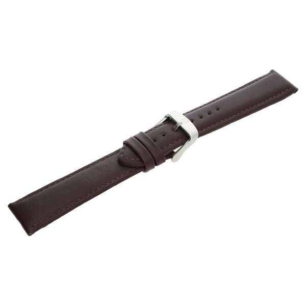 20 mm Brown Genuine Leather Strap for Men - image number 3
