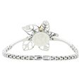 Titan Quartz Analog Mother of Pearl Dial Metal Strap Watch for Women - image number 3