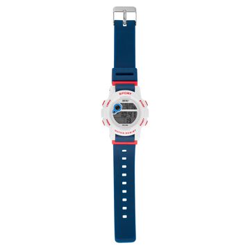Zoop Digital Watch with White Case, Digital Dial & Blue Strap for Boys Kids, from House of Titan