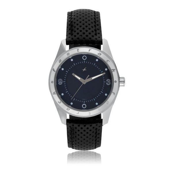 Fastrack Quartz Analog Black Dial Leather Strap Watch for Girls - image number 0