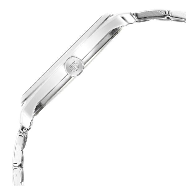 Titan Quartz Analog Silver White Dial Stainless Steel Strap Watch for Men - image number 3