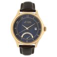 Titan Globe Trotter Black Dial Dual Time Leather Strap watch for Men