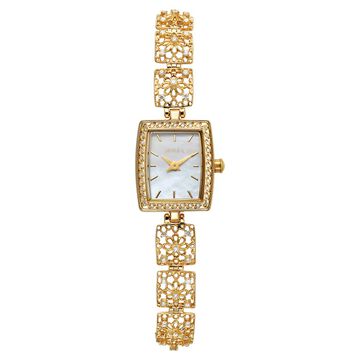 Titan Nebula Jewels 18k Gold Analog with Diamonds Watch for Women